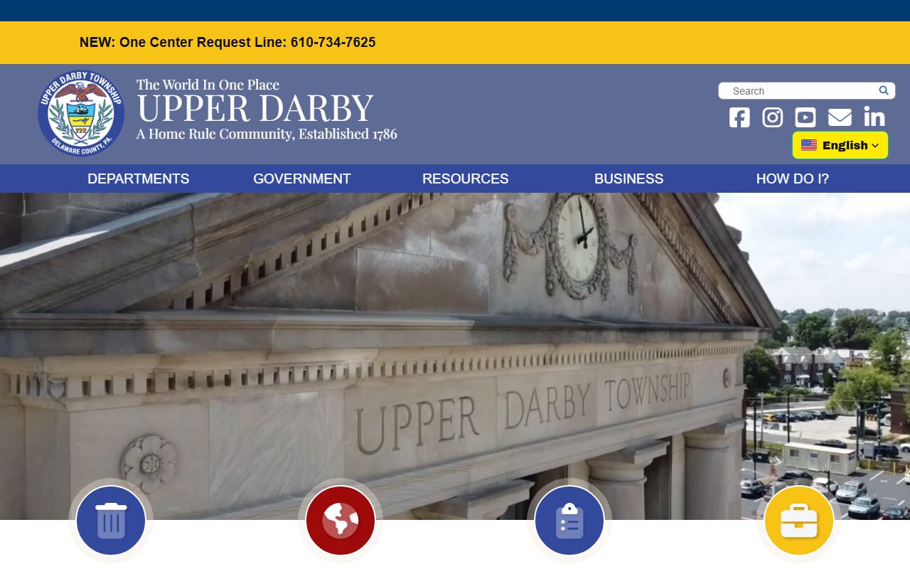 Upper Darby residents directory township government homepage