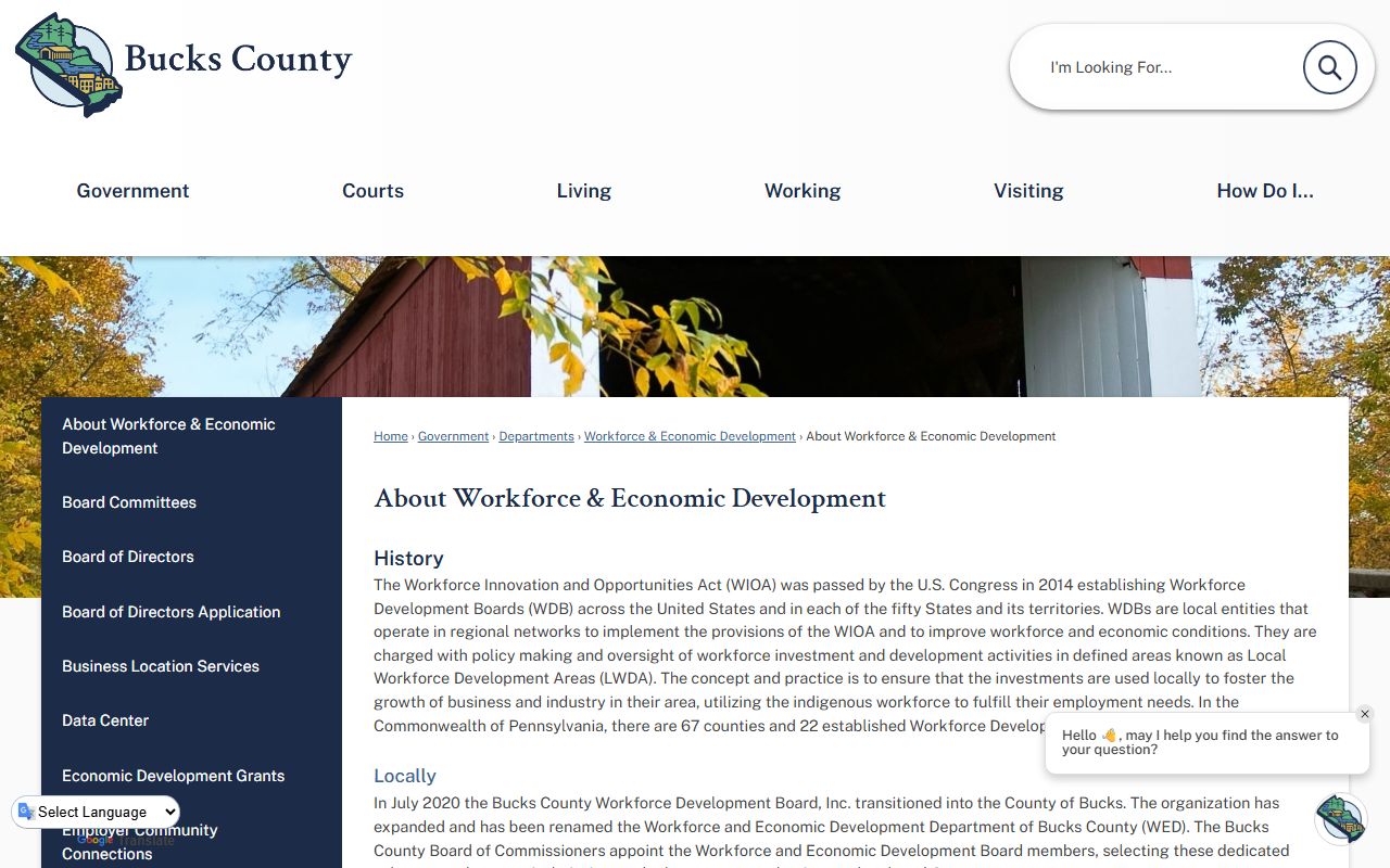 Bucks County residents directory Assessment Board website